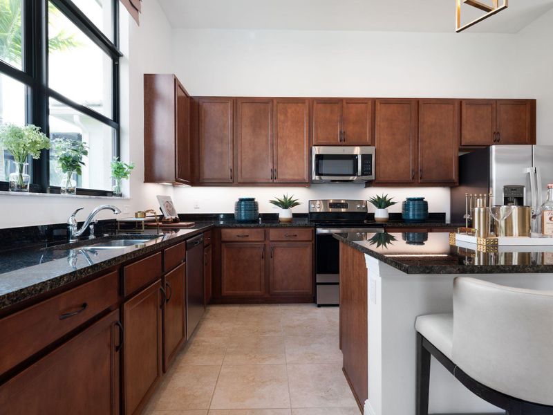 Furnished interior view inside a new home in Cresswind Palm Beach at Westlake, Westlake (Image 9).