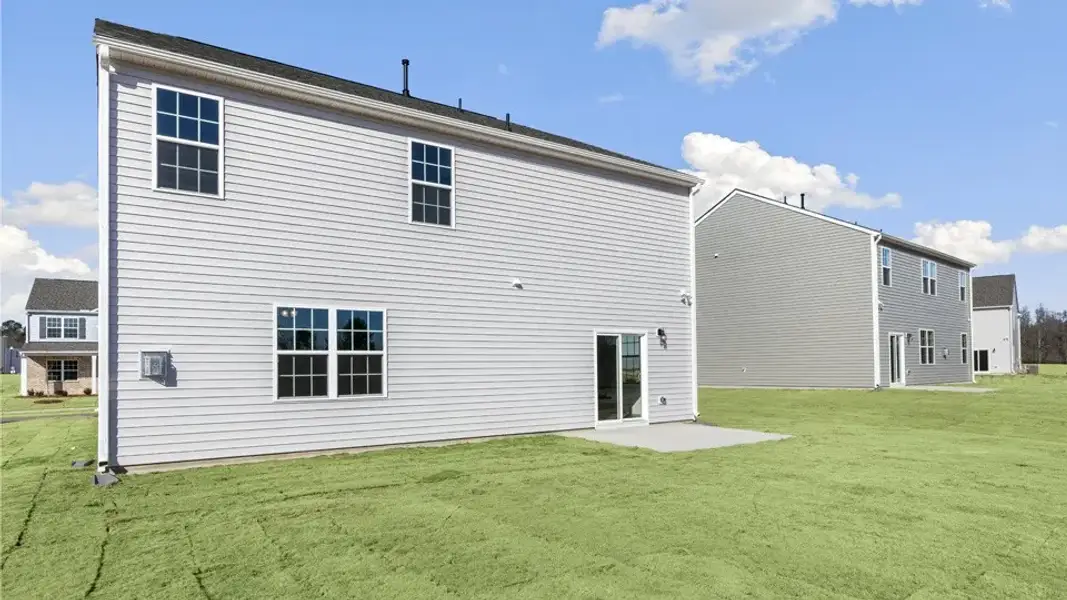 Exterior details and patio area of a home in Saddlebrook, Rocky Mount (Image 19). Exterior details and patio area of a home in Saddlebrook, Rocky Mount (Image 19).