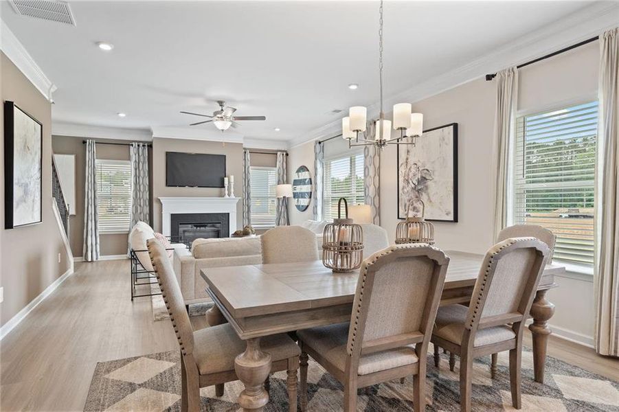 Furnished interior view inside a new home in Hawks View, Ringgold (Image 9).