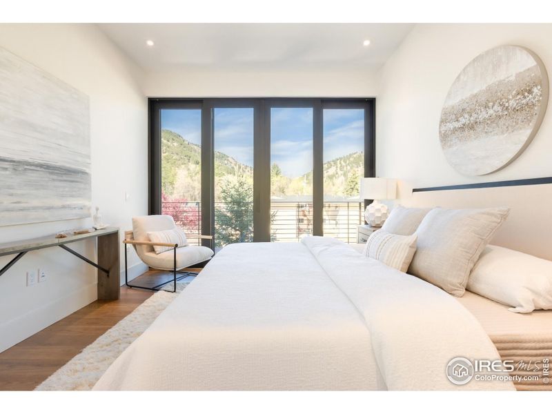 Furnished interior view inside a new home in , Boulder (Image 12).