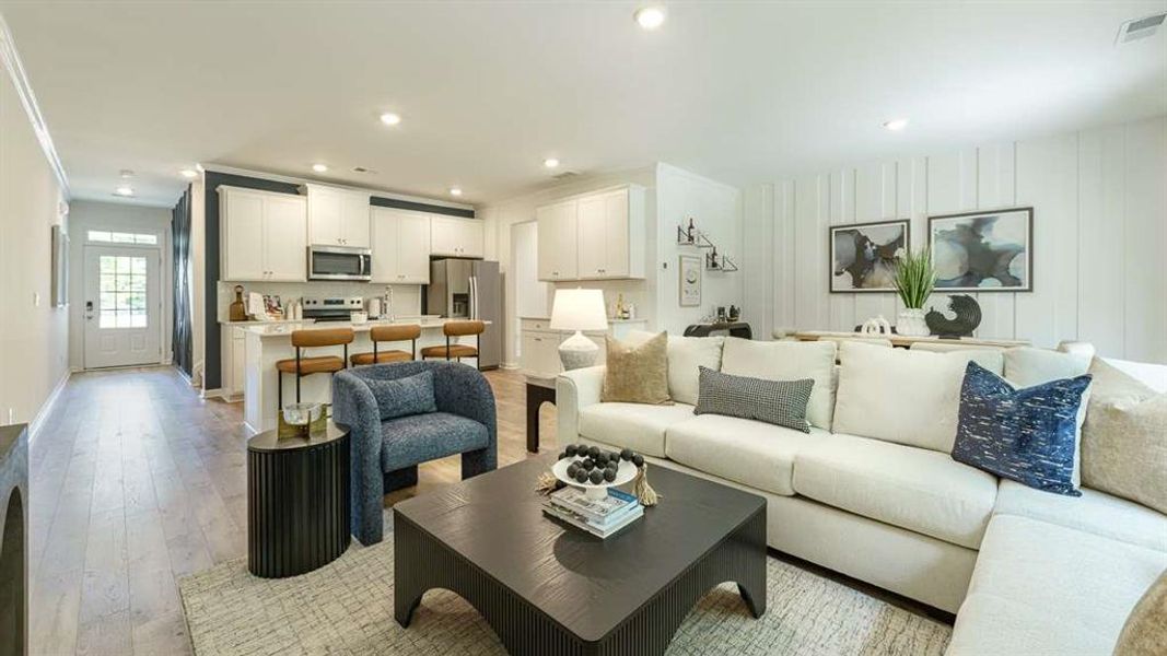 Furnished interior view inside a new home in Harvest Park, Decatur (Image 24).