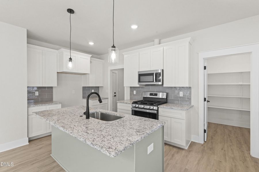 Kitchen - Over Island To Drop - DSC04761