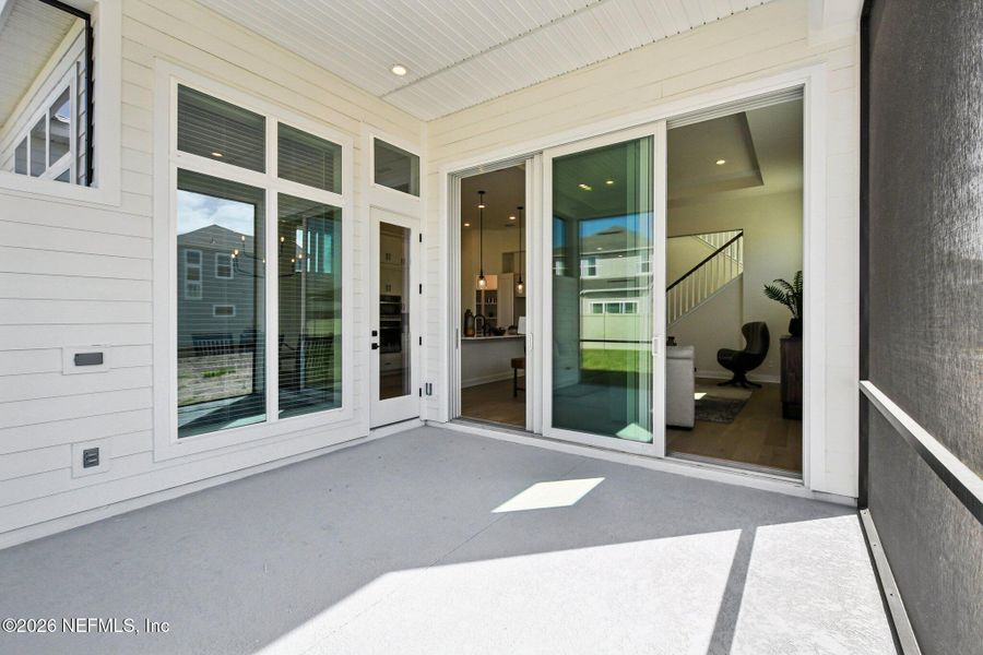 Exterior details and patio area of a home in Nocatee, Ponte Vedra (Image 45).