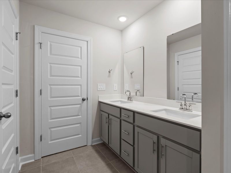 Furnished interior view inside a new home in Cedar Shoals – Heritage Collection, Piedmont (Image 4).