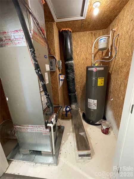 In-progress construction of a new home in , Peachland, NC (Image 21).