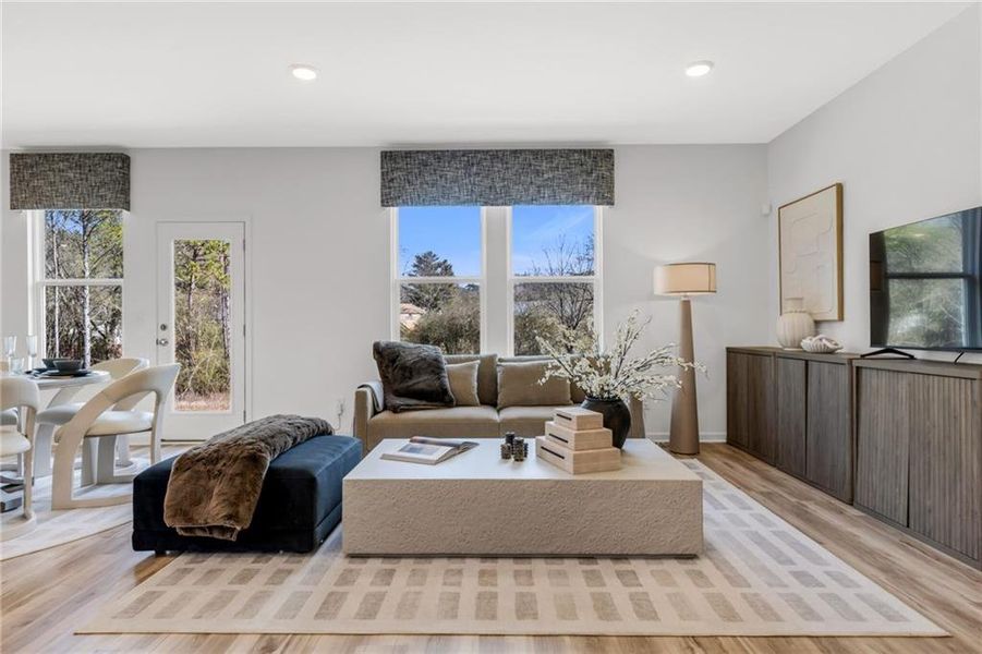 Furnished interior view inside a new home in Three Rivers, Rome (Image 10).