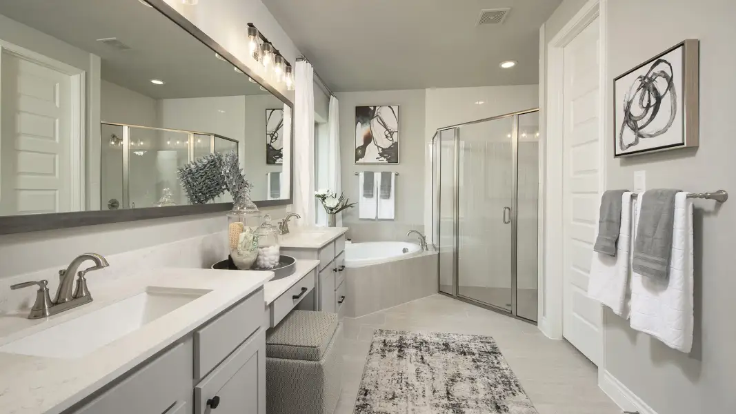 Furnished interior view inside a new home in North Sky, Celina (Image 13).
