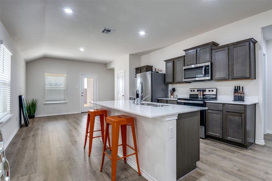 Furnished interior view inside a new home in Wildcat Ranch, Crandall (Image 10).