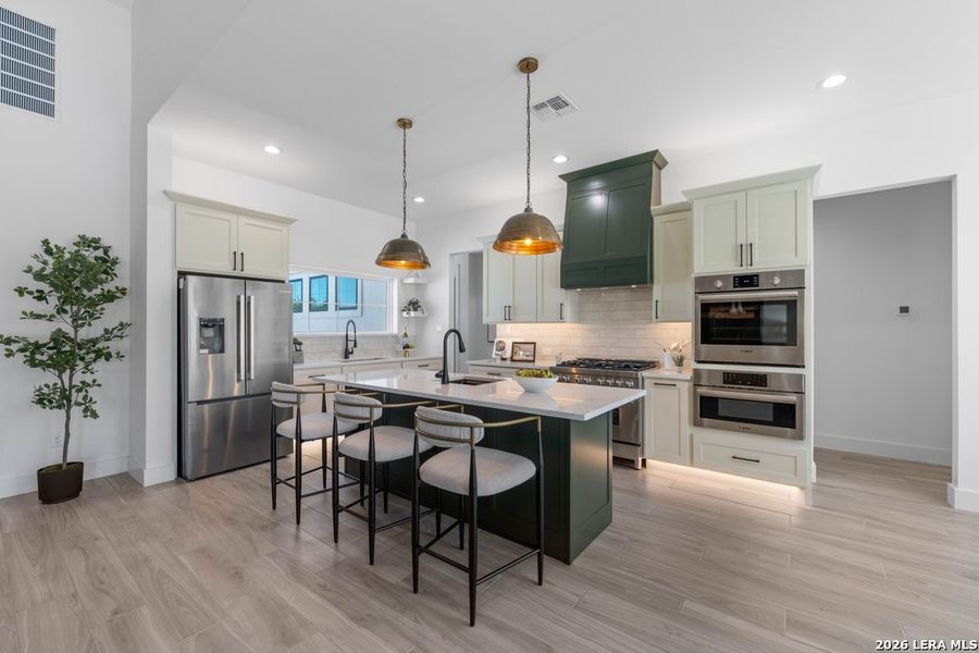 Furnished interior view inside a new home in , Bulverde (Image 18).