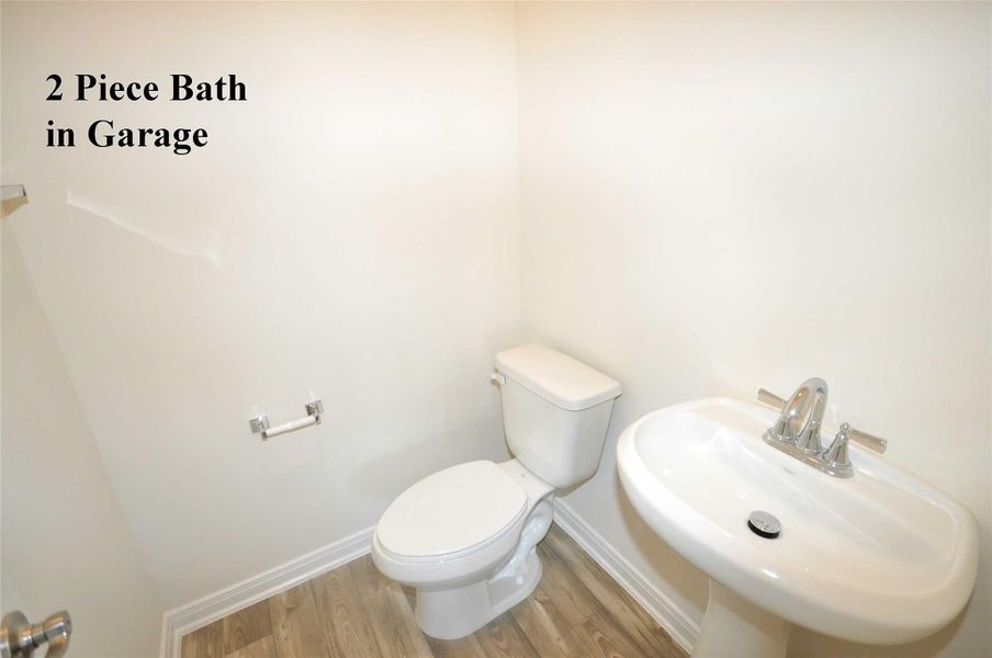 1/2 bath in garage to keep the traffic out of the home. 1/2 bath in garage to keep the traffic out of the home.