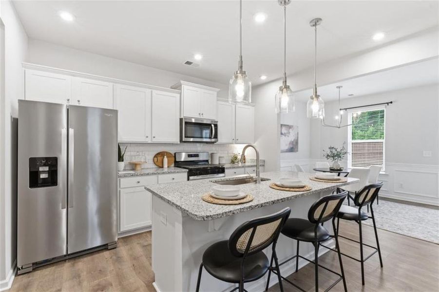 Furnished interior view inside a new home in Park Center Pointe, Mableton (Image 15).