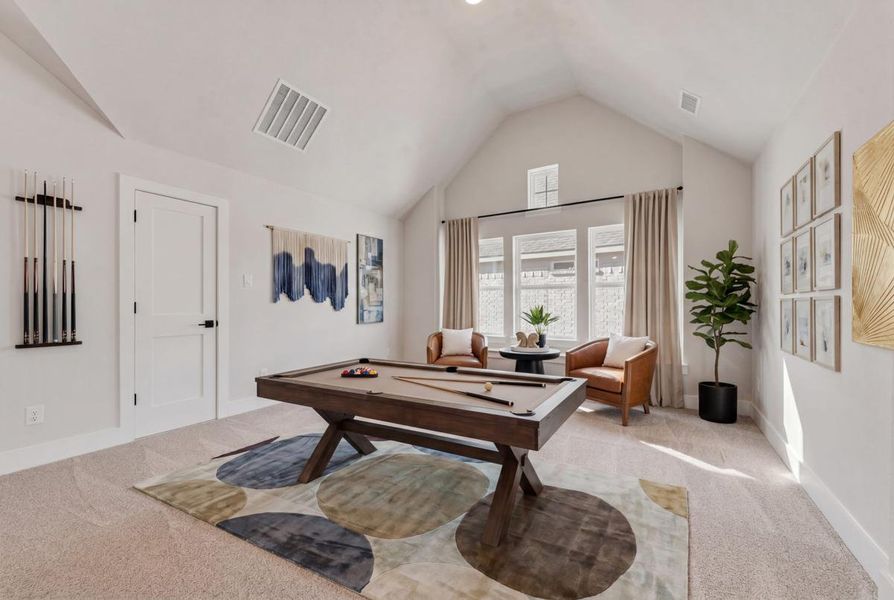 Furnished interior view inside a new home in Grand Estates of Anna, Anna (Image 20). Furnished interior view inside a new home in Grand Estates of Anna, Anna (Image 20).