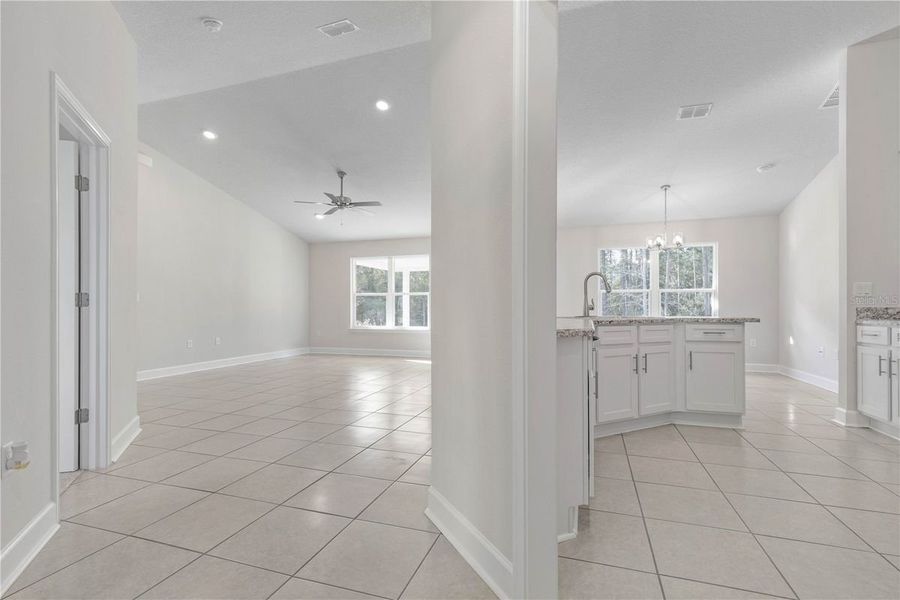 Representative unfurnished interior of a home built from the 1755 by Adams Homes in Okeechobee, Okeechobee (Image 7).