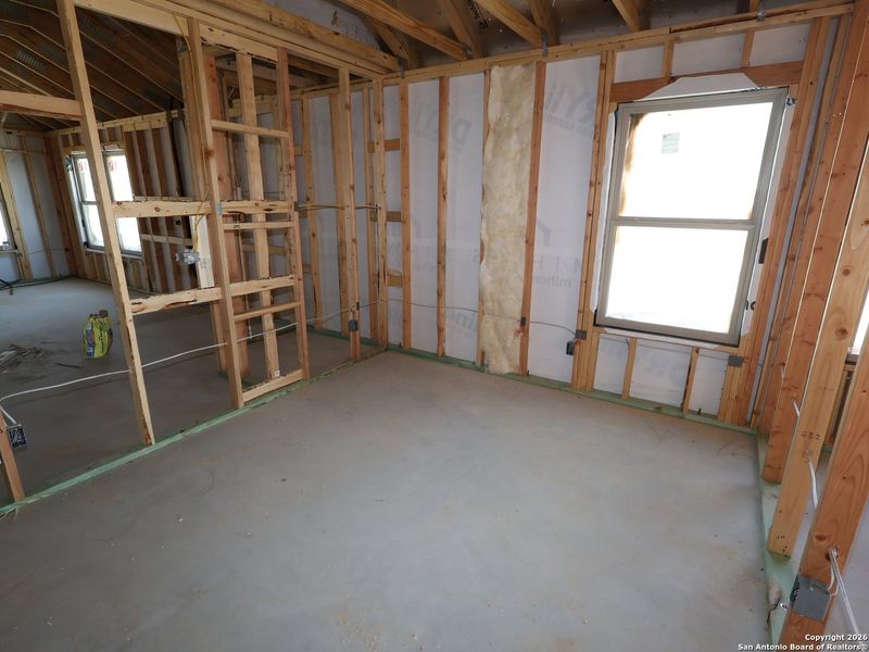 In-progress construction of a new home in Chaparral Ranch, Floresville, TX (Image 25).