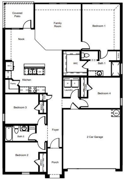 D.R. Horton's Glendale floorplan - All Home and community information, including pricing, included features, terms, availability and amenities, are subject to change at any time without notice or obligation. All Drawings, pictures, photographs, video, square footages, floor plans, elevations, features, colors and sizes are approximate for illustration purposes only and will vary from the homes as built.