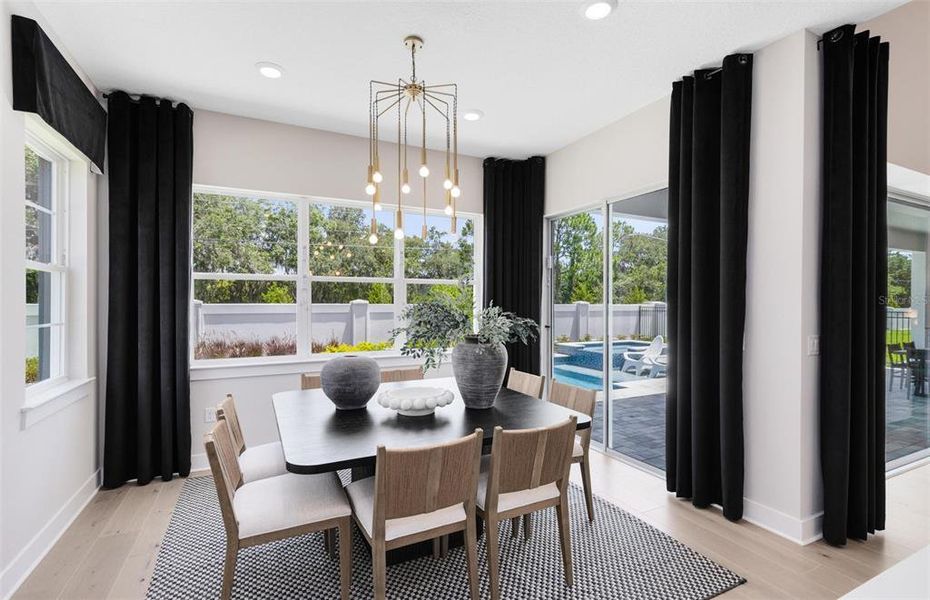 Furnished interior view inside a new home in Parkside Trails, Clermont (Image 32).