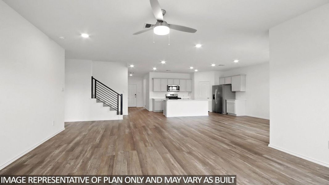 Spacious, unfurnished interior of a new home in Porters Mill, New Caney (Image 8).