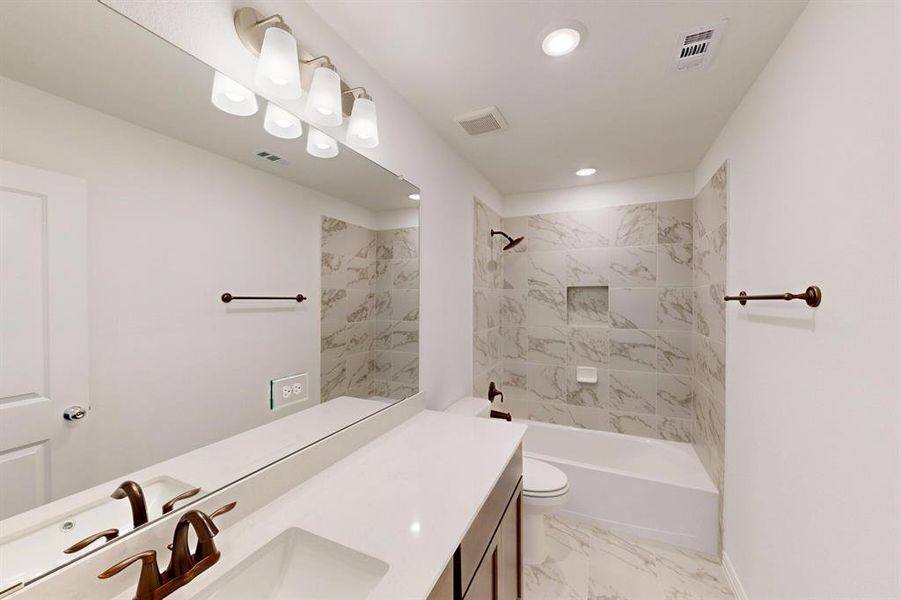 Furnished interior view inside a new home in Aster Park, McKinney (Image 11).