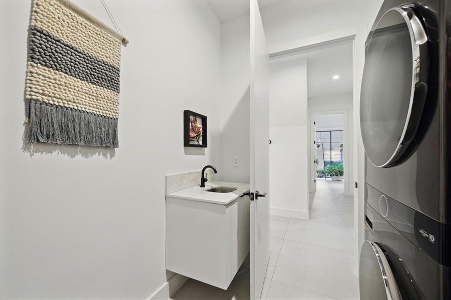 Sink in Laundry Room