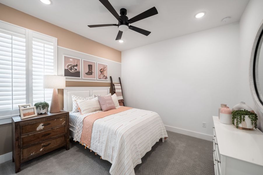 Representative furnished interior of a home built from the Wren by Tri Pointe Homes in Oakhill Reserve, Tomball (Image 29).