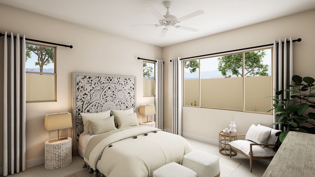 Furnished interior view inside a new home in Soleo, San Tan Valley (Image 11).