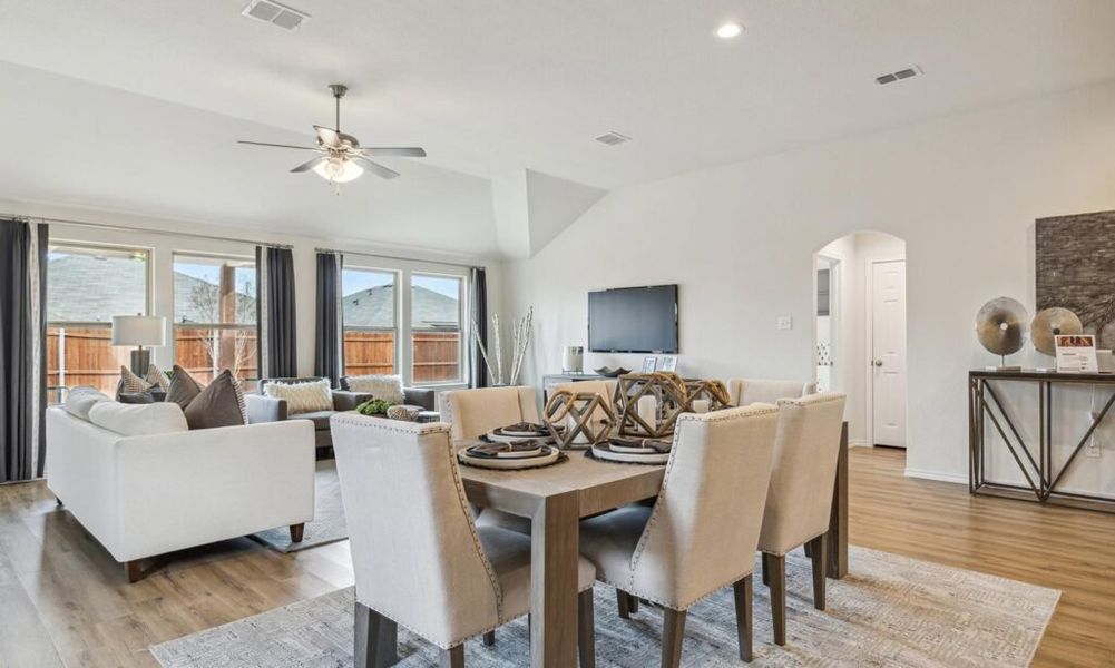 Front exterior of a new home in Rainbow Ridge, Fort Worth, TX, highlighting curb appeal (Image 15). Front exterior of a new home in Rainbow Ridge, Fort Worth, TX, highlighting curb appeal (Image 15).