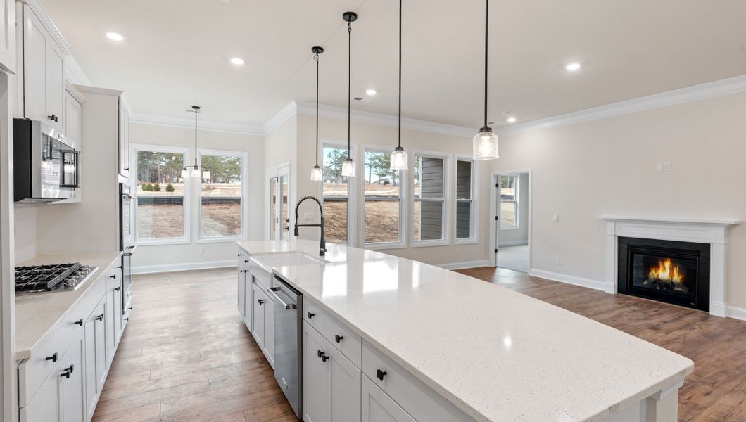 Representative furnished interior of a home built from the AZALEA by D.R. Horton in Whitehawk Meadows, Travelers Rest (Image 10).