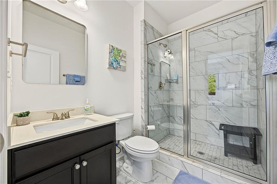 Furnished interior view inside a new home in , Flowery Branch (Image 16).