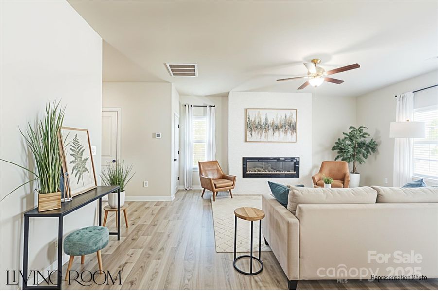 Furnished interior view inside a new home in , Shelby (Image 13).