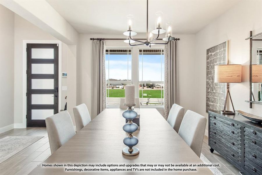 Furnished interior view inside a new home in Liberty, Melissa (Image 10). Furnished interior view inside a new home in Liberty, Melissa (Image 10).