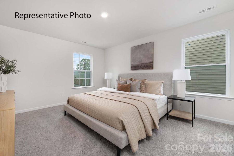 Furnished interior view inside a new home in Huffman Ridge, Hickory (Image 3).