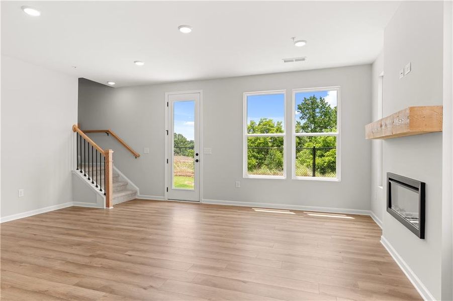 Spacious, unfurnished interior of a new home in Hemingway, Cumming (Image 10). Spacious, unfurnished interior of a new home in Hemingway, Cumming (Image 10).