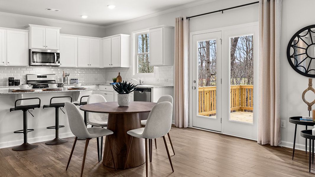 Representative furnished interior of a home built from the HANOVER by D.R. Horton in Lost Creek, Dallas (Image 18). Representative furnished interior of a home built from the HANOVER by D.R. Horton in Lost Creek, Dallas (Image 18).