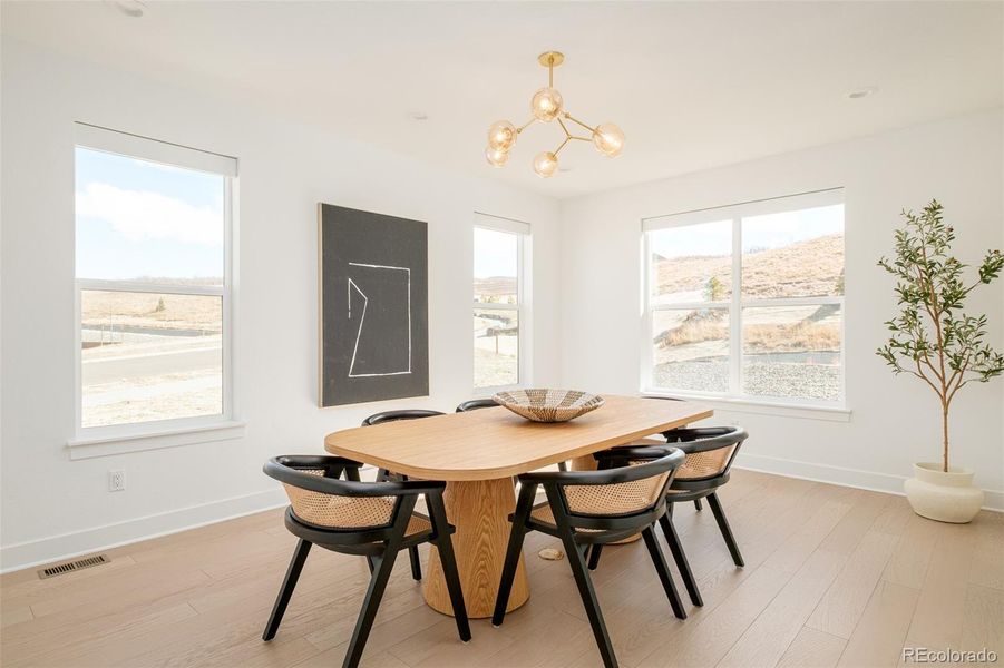 Furnished interior view inside a new home in , Castle Rock (Image 11). Furnished interior view inside a new home in , Castle Rock (Image 11).
