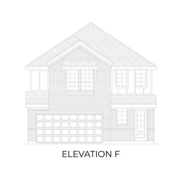 Representative rendering of the exterior for the Harrison F by First Texas Homes (Image 15).