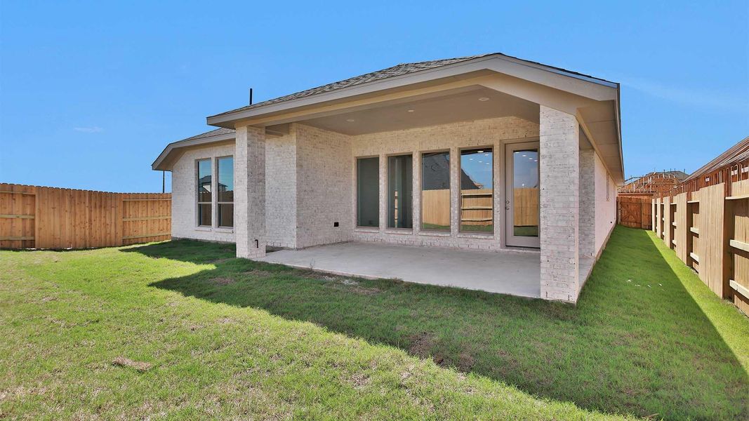 Exterior details and patio area of a home in StoneCreek Estates, Richmond (Image 2). Exterior details and patio area of a home in StoneCreek Estates, Richmond (Image 2).
