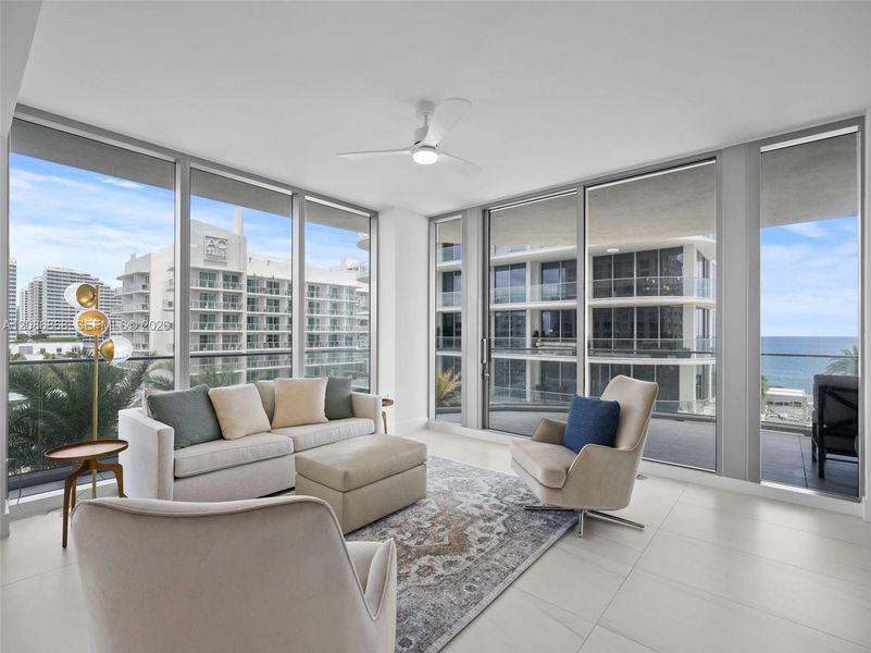 Furnished interior view inside a new home in , Fort Lauderdale (Image 17).