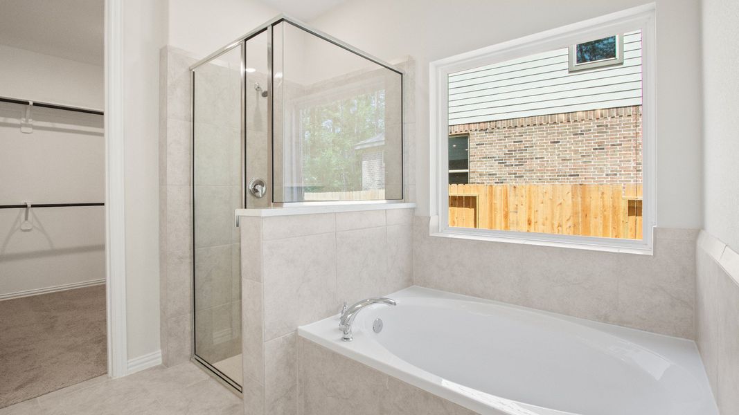 Representative furnished interior of a home built from the Cayman by Brightland Homes in Bridgeland Creekland Village, Cypress (Image 13).