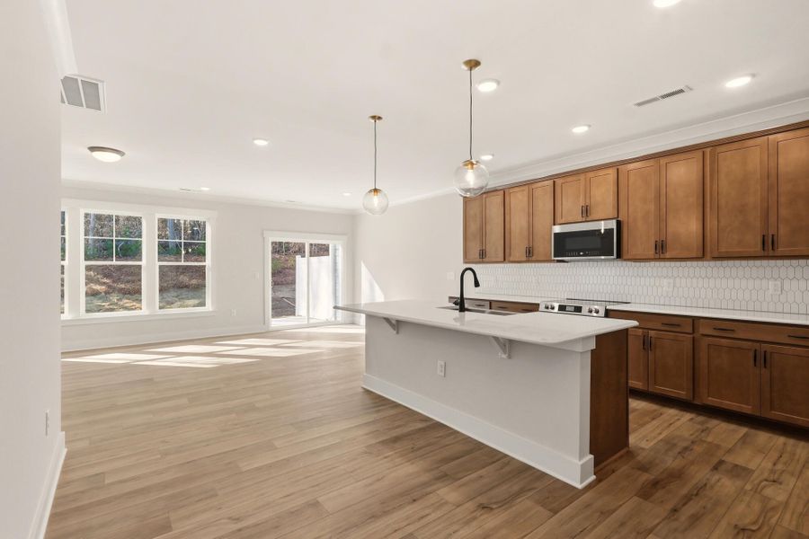 Furnished interior view inside a new home in Harbor Crossing, Greensboro (Image 8).