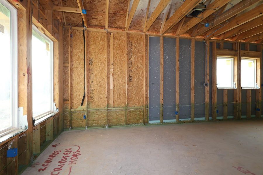 In-progress construction of a new home in The Grand Prairie - Meadow Collection, Hockley, TX (Image 4).