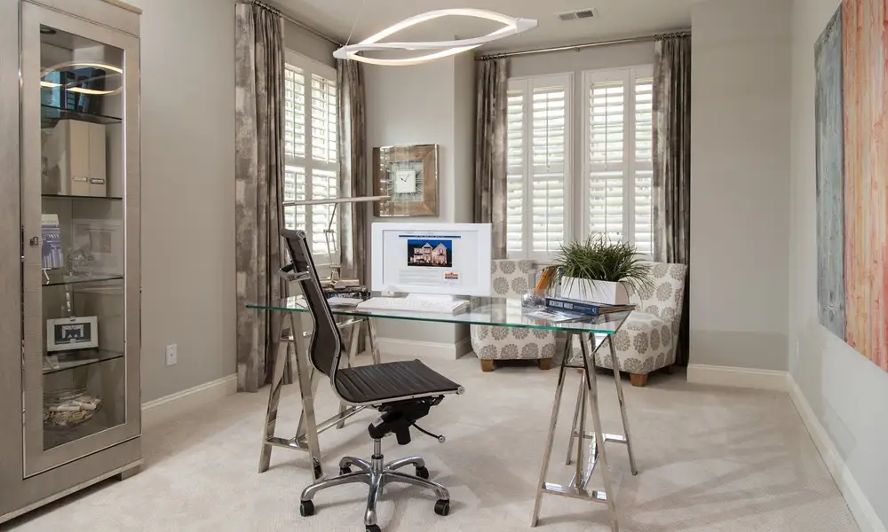 Representative furnished interior of a home built from the Newport II by Classica Homes in McLean - Hunts Point, Belmont (Image 19).