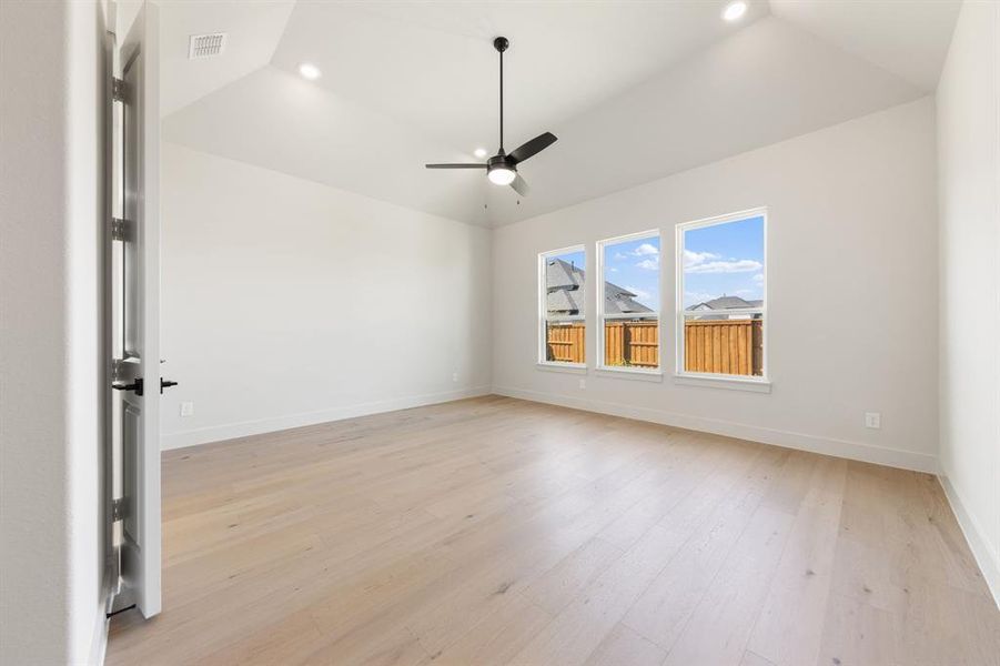 Your dreamy new owner's suite is located at the rear of the home for additional privacy.