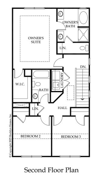 2D floor plan layout for the Springfield by Rocklyn Homes in Old Salem Crossing, Conyers, GA (Image 5). 2D floor plan layout for the Springfield by Rocklyn Homes in Old Salem Crossing, Conyers, GA (Image 5).