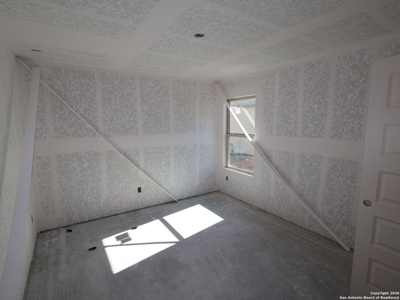 In-progress construction of a new home in Cinco Lakes, San Antonio, TX (Image 23).