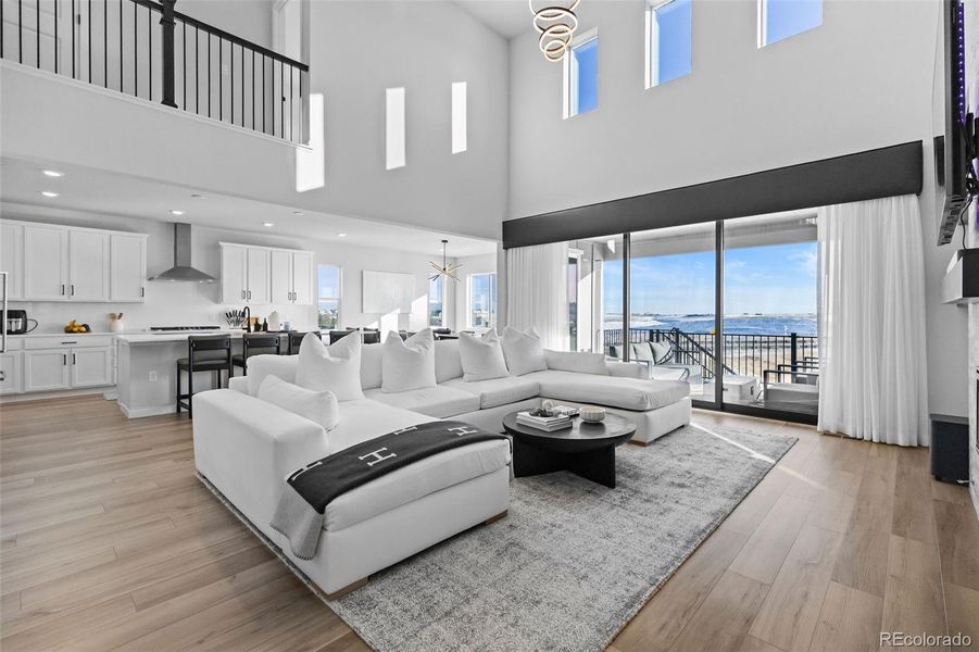 Furnished interior view inside a new home in Trails at Smoky Hill, Parker (Image 13).