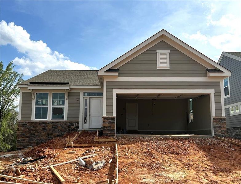 In-progress construction of a new home in Laurel Farms, Dallas, GA (Image 5).