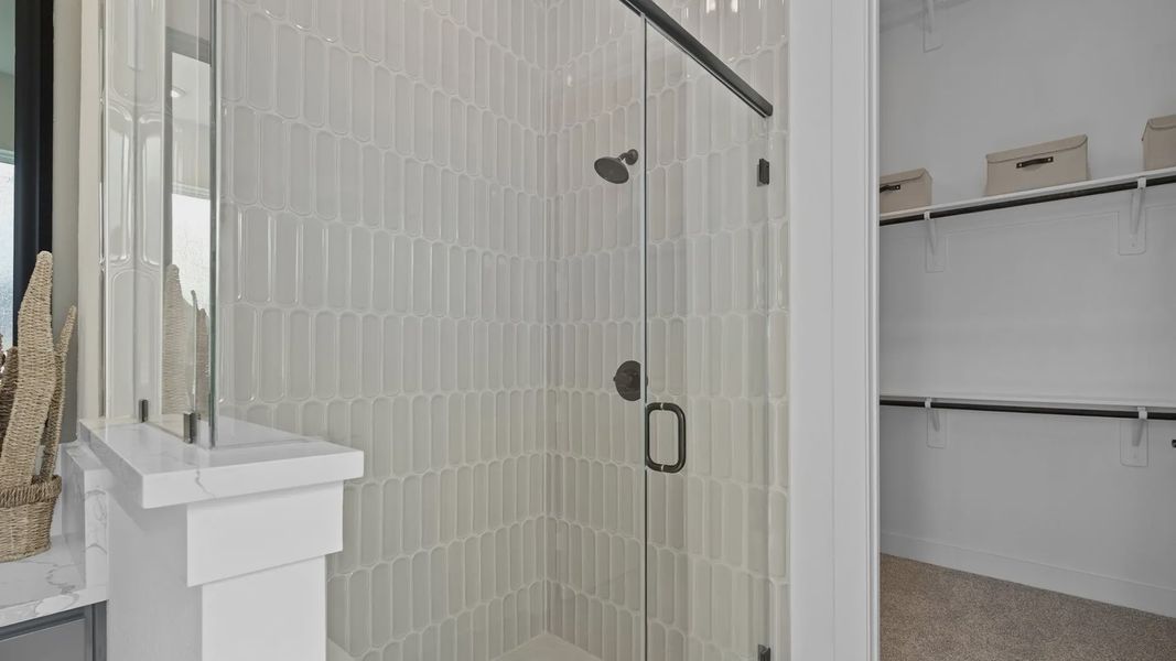 Close-up of interior finishes inside a home in Elyson 50's, Katy (Image 19).