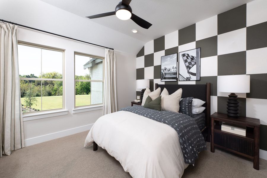 Representative furnished interior of a home built from the Logan by Tri Pointe Homes in LaPrelle, Haslet (Image 18).