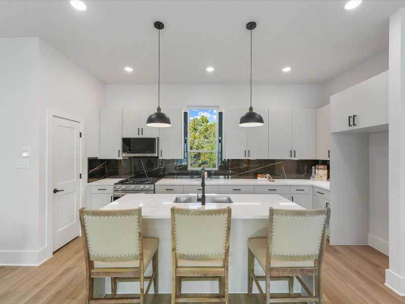 Furnished interior view inside a new home in , Houston (Image 18).