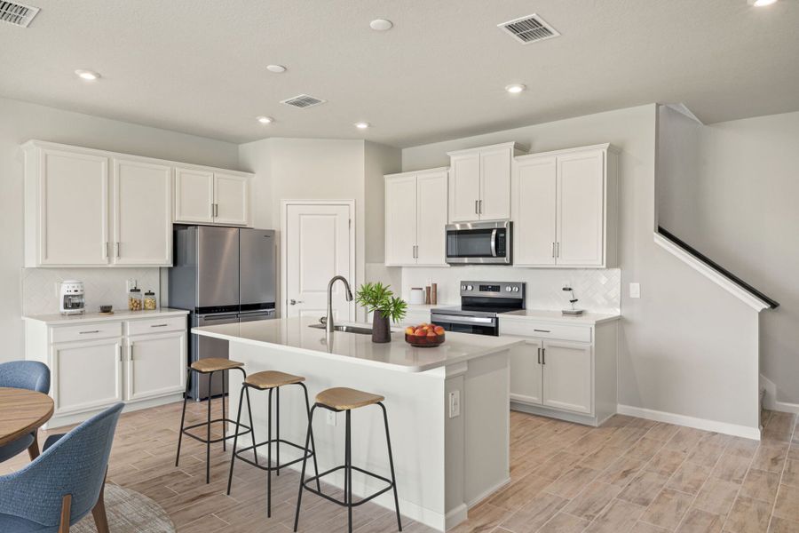 Representative furnished interior of a home built from the Blue Spring by Mattamy Homes in Pasadena Ridge, Zephyrhills (Image 4). Representative furnished interior of a home built from the Blue Spring by Mattamy Homes in Pasadena Ridge, Zephyrhills (Image 4).